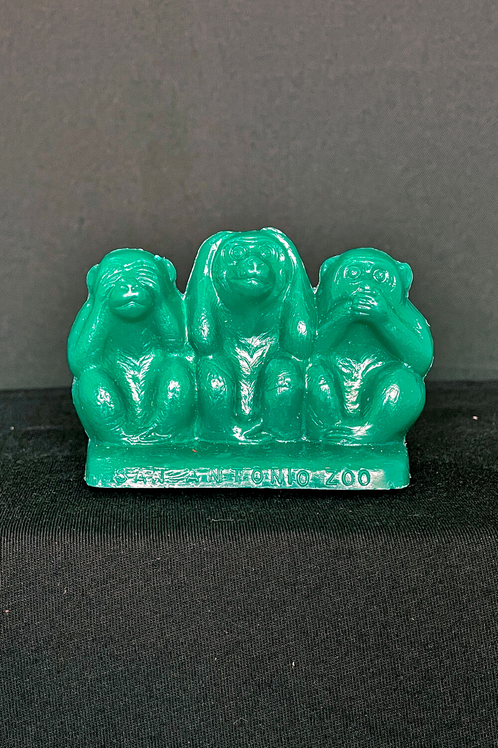 Three Monkeys: San Antonio Zoo, Color Option(s): Forest Green
