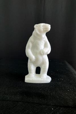 White Mold-A-Rama Polar Bear Figurine from Brookfield Zoo