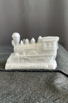 Silver Mold-A-Rama Small Train Statue from Henry Ford Museum