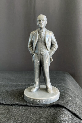 Grey Mold-A-Rama Henry Ford Statue from the Henry Ford Museum