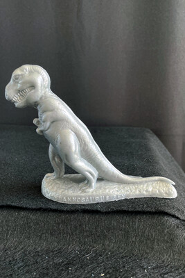 Silver Tyrannosaurus Rex Mold-A-Rama Figurine