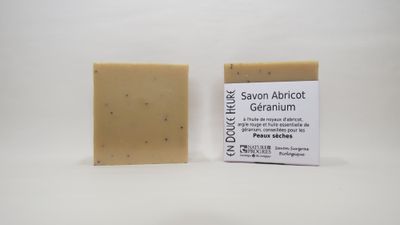 Savon ABRICOT GÉRANIUM - Visage et Corps - 100g