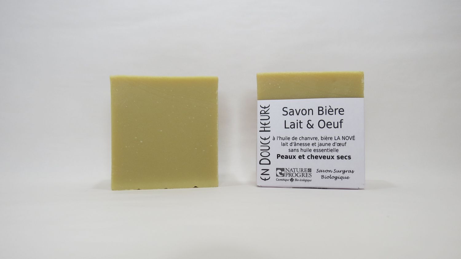 Savon BIÈRE LAIT ŒUF - Visage, Corps et CHEVEUX - 100g