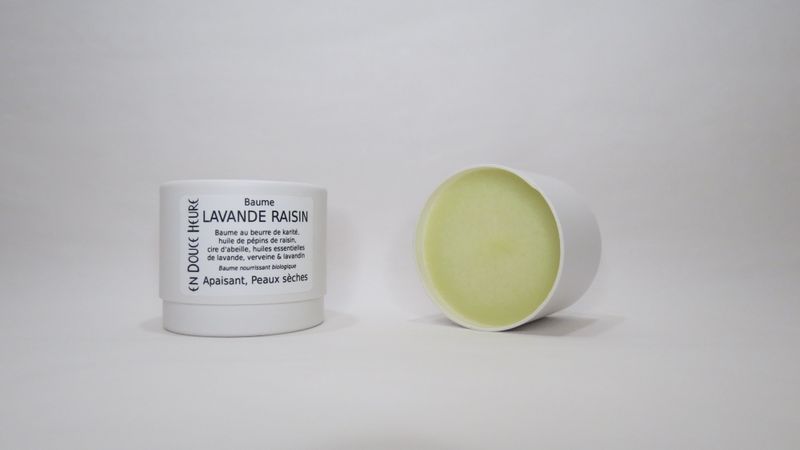 Baume LAVANDE RAISIN - Visage et Corps - Pot Carton 50g