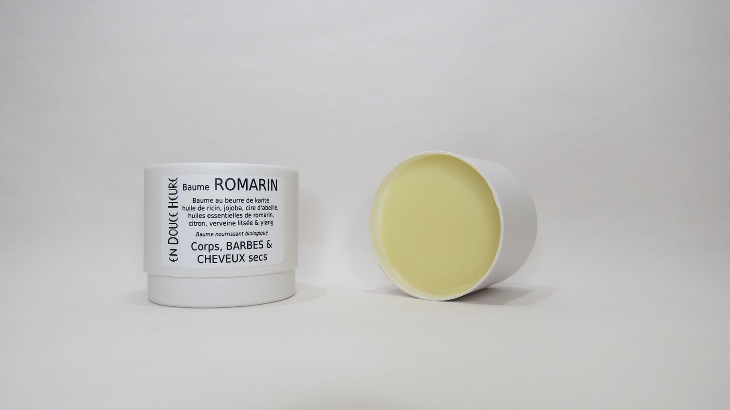 Baume ROMARIN - Corps, Barbe et Cheveux - Pot Carton 50g