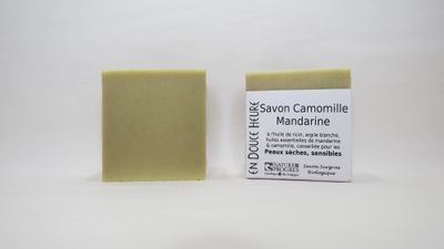Savon CAMOMILLE MANDARINE - Visage et Corps - 100g