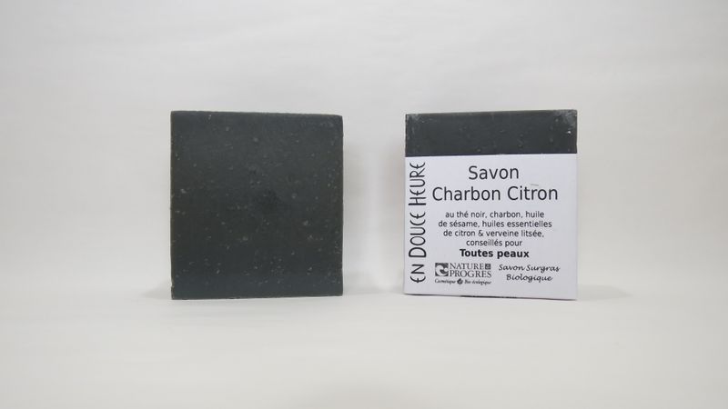 Savon CHARBON CITRON - Visage et Corps - 100g