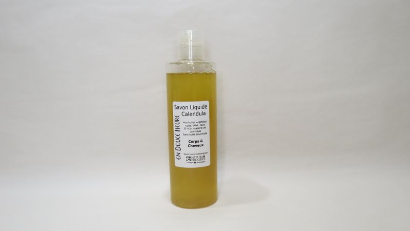 Savon Liquide CALENDULA - Visage, Corps et CHEVEUX - 250mL