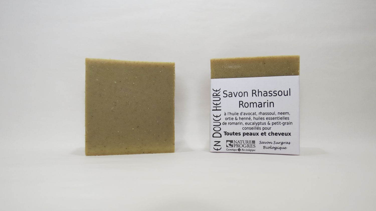 Savon RHASSOUL ROMARIN - Visage, Corps et CHEVEUX - 100g