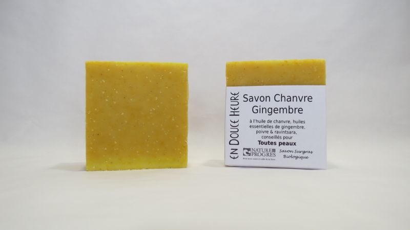 Savon CHANVRE GINGEMBRE - Visage et Corps - 100g
