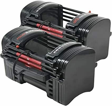 PowerBlock Sport EXP 5-50 Adjustable Dumbbell Set
