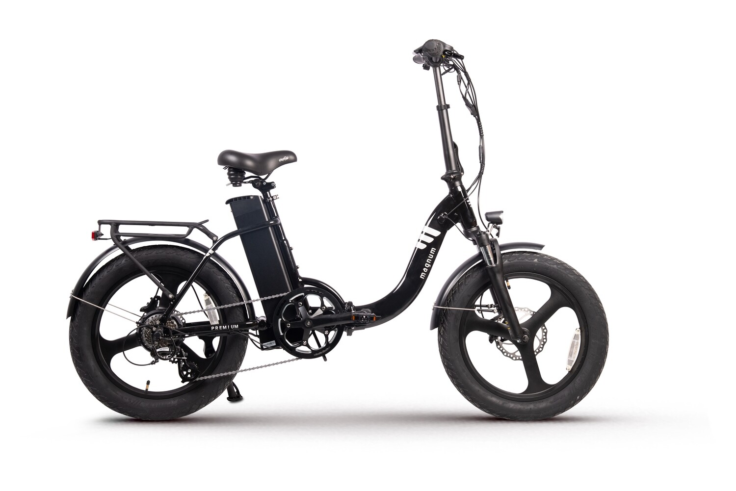 Magnum Premium 3 Low Step Over with Folding Frame Electric Bikes