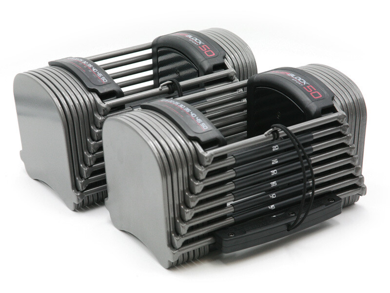 PowerBlock Sport 50 Adjustable Dumbbell Set