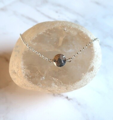 Hammered Drop Necklace