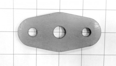 Spreader bar flange, 32 Ford, Front and Rear