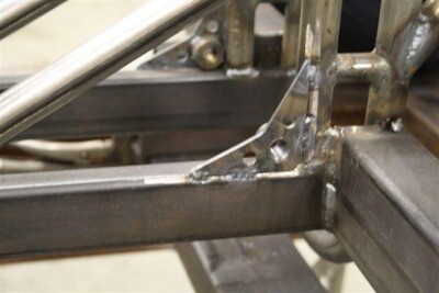 Gusset, 3 holes