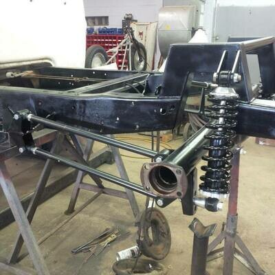 Rear Coilover Bolt Kit, aluminum spacers