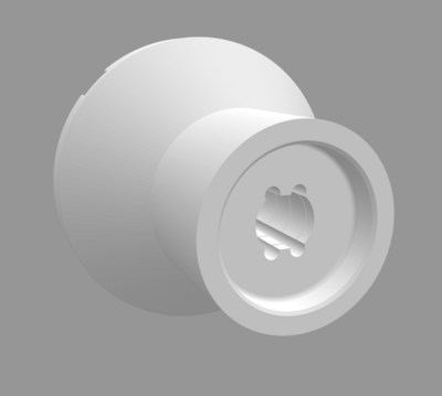 Vent Knob, Sweptline Style