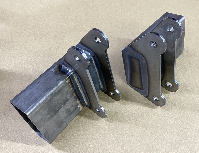 Welded 2x4 frame bracket option