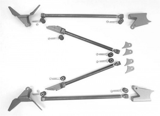 Triangulated Rear Four Link Package, for Air Springs