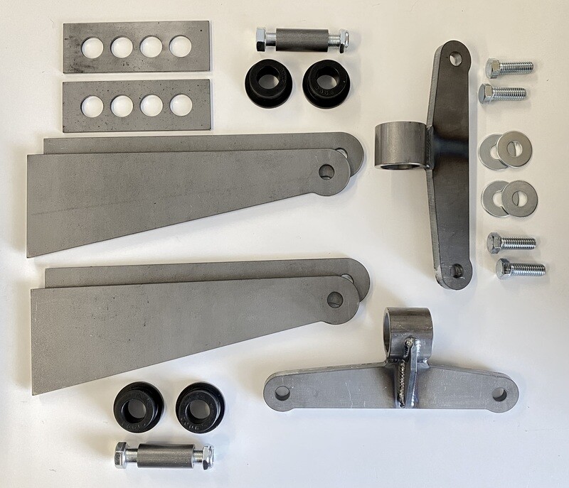 Engine Mount Kit; small block Ford, urethane bushed, Short