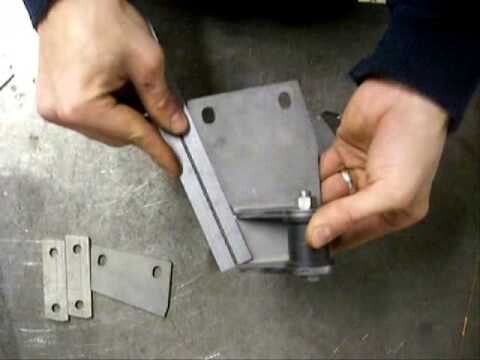 Brake &amp; clutch pedal bracket, welded, bolt-on