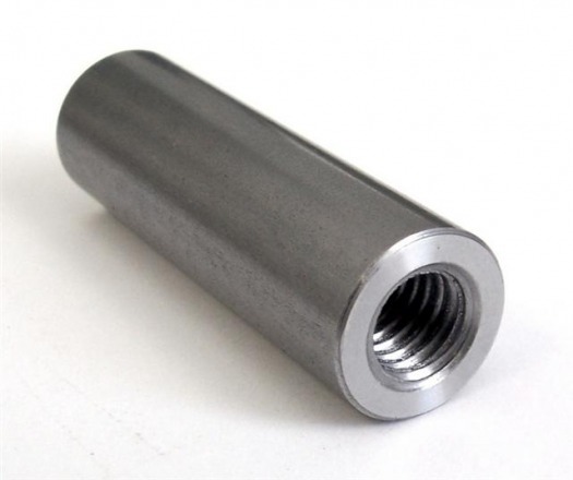 Threaded Tube, ⅝" OD x 2" Long, ⅜-16