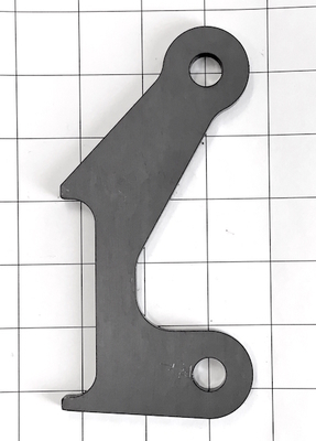 Batwing side plate for front four link
