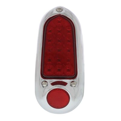 16 LED Tail Light – 1949–50 Chevy Passenger Car, R/H With Stainless Rim