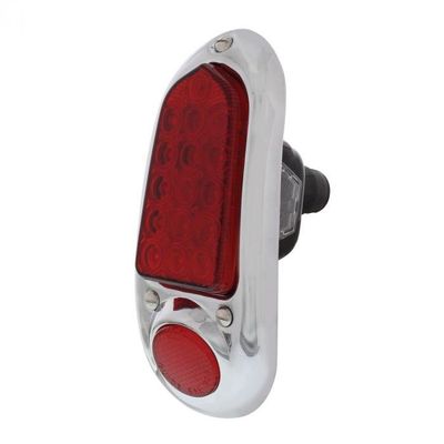 16 LED Tail Light – 1949–50 Chevy Passenger Car, R/H With Stainless Rim
