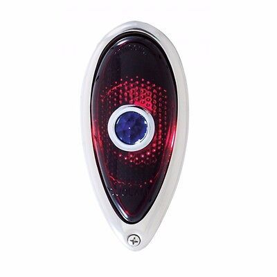 Incandescent Tail Light With Blue Dot – 1938–39 Ford Car, Red Glass Lens