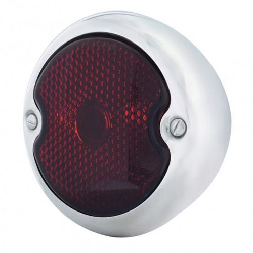 Tail Light Assembly – 1933–36 Ford Car/Truck, R/H, Stainless Steel Housing with Glass Lens