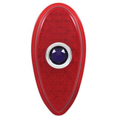 36 LED Tail Light With Blue Dot – 1938–39 Ford Car, Red Lens