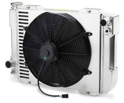 1-2-3 Radiator System – Universal Fit – Manual Transmission – Inlet Passenger Side / Outlet Driver Side – 21" Core