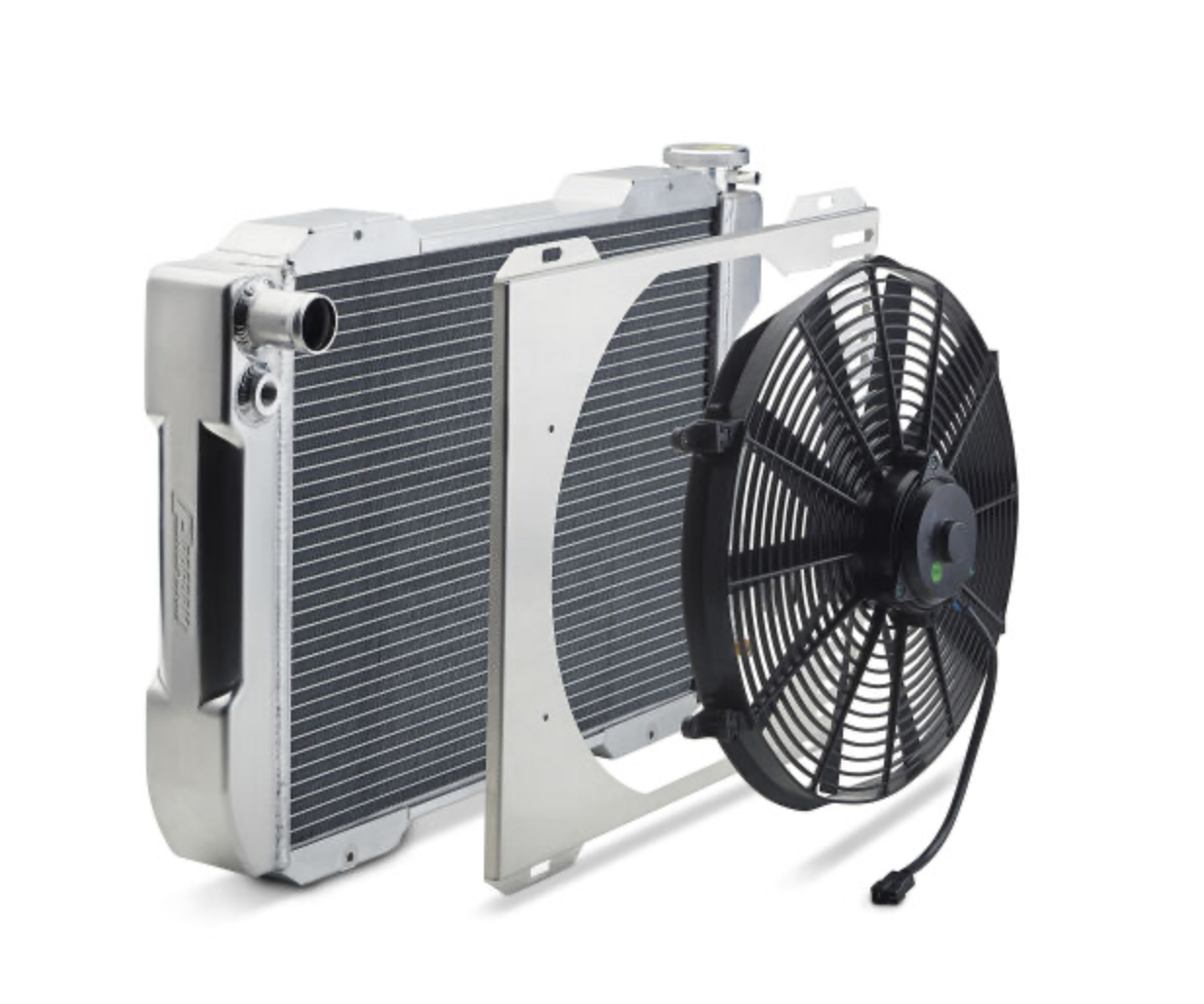 Proform 1-2-3 Series Radiator – Universal Ford, 17&quot; Core, Manual Transmission