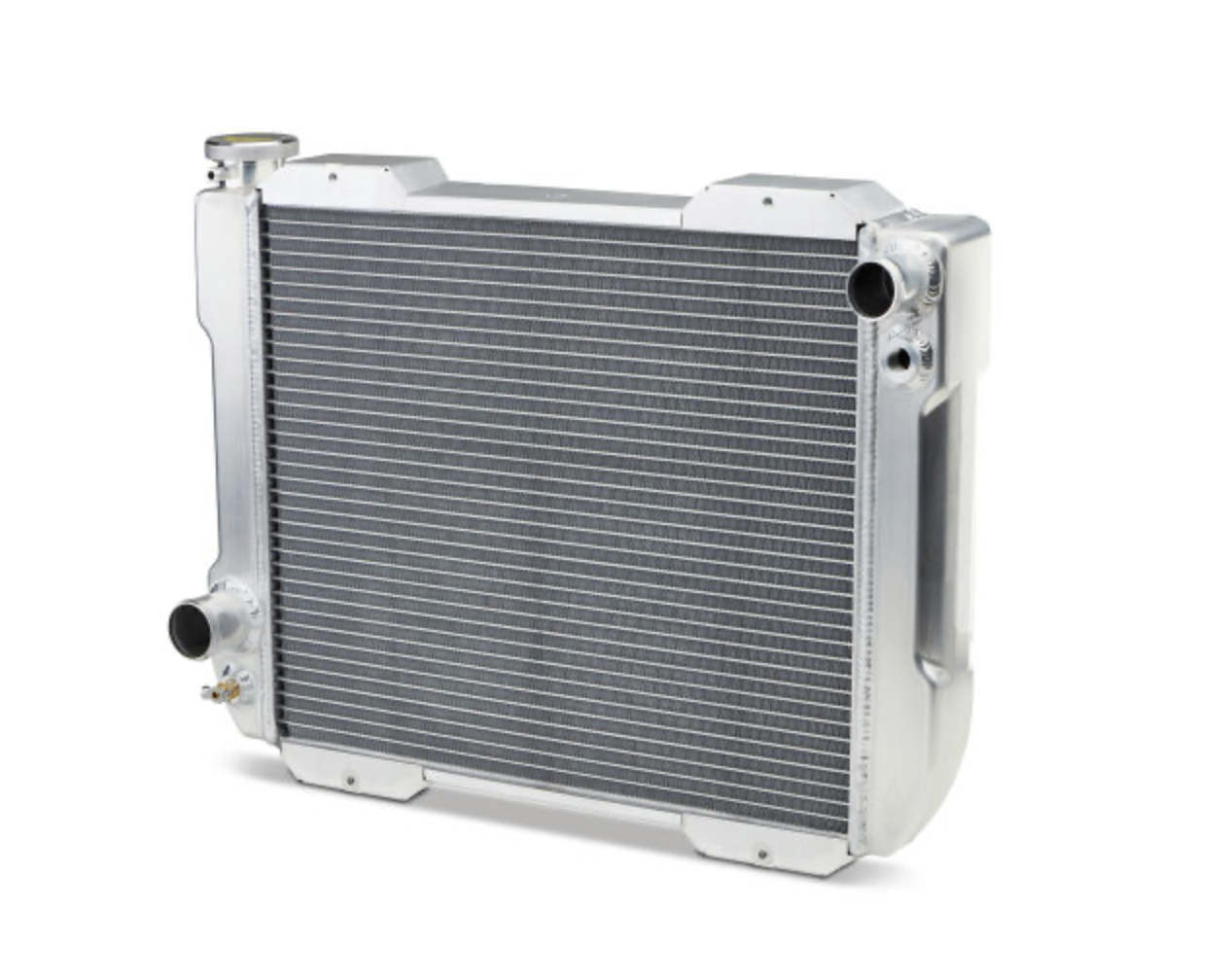 1-2-3 Stage 1 Radiator – Universal Ford Fit – Manual Transmission – Inlet Passenger Side / Outlet Driver Side – 17&quot; Core
