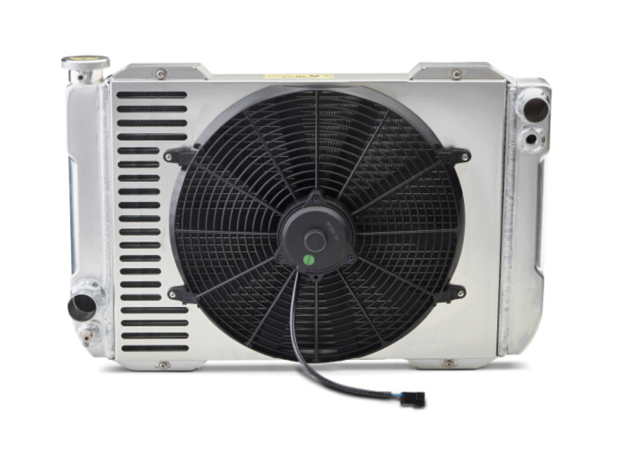 Proform 1-2-3 Series Radiator System, Universal Ford 23-Inch Core, Shroud &amp; Fan, Manual Transmission