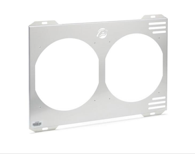 Proform 1-2-3 Series Aluminum Stage 2 Dual Fan Shroud – Dual 12&quot; Fan Design for GM &amp; Ford 26-inch Cores