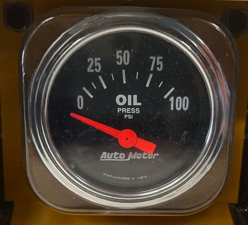 Auto Meter 2522 Traditional Chrome Electric Oil Pressure Gauge