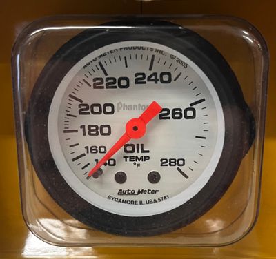 Auto Meter 5741 Phantom Series Mechanical Oil Temperature Gauge