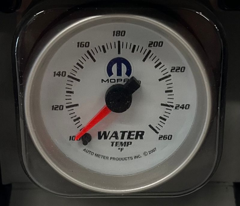 Auto Meter 880032 Mopar Series Analog Water Temperature Gauge