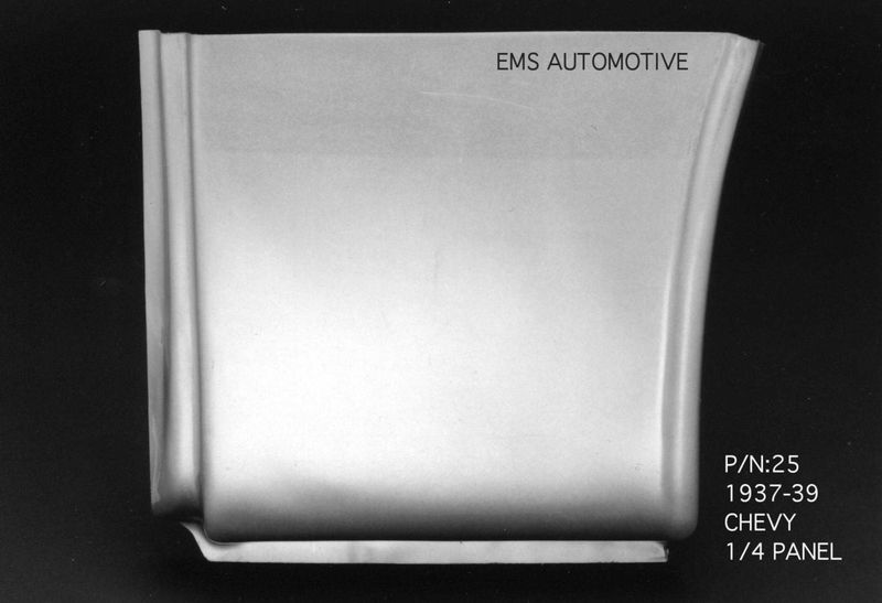 1937-38-39 Chevy Rear Quarter Panel 2 Door Sedan