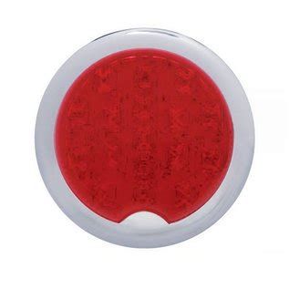 17 LED Vintage Style Round Tail Light With Flush Bezel For 1939 Chevy Passenger Car