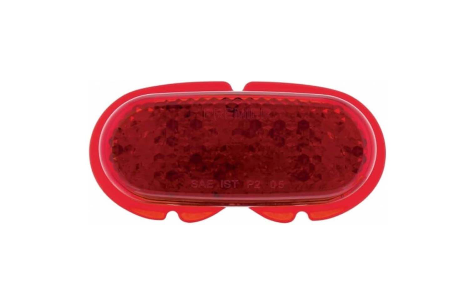 thumbnail image 2 of Triton 08478 Red LED Oval Tail Light – Made In USA – 12V Trailer Truck RV 2 of 4
