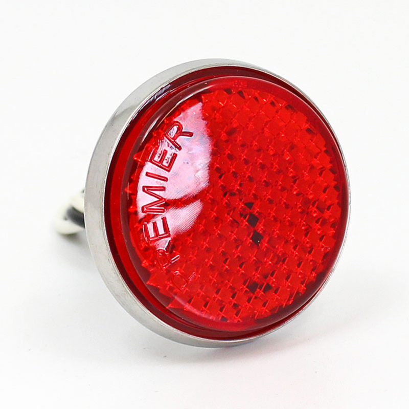 5 LED Tail Light Reflector For 1951–52 &amp; 1956 Chevy Passenger Car – Red LED / Red Lens