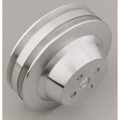 Aluminum V-Belt Water Pump Pulley, Small Block Ford
