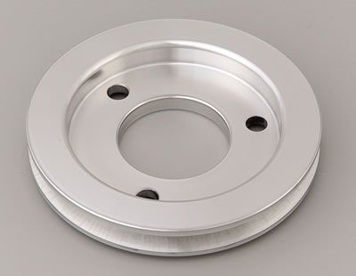 Billet Aluminum Crankshaft Pulley – Big Block Chevy, Single-Groove V-Belt