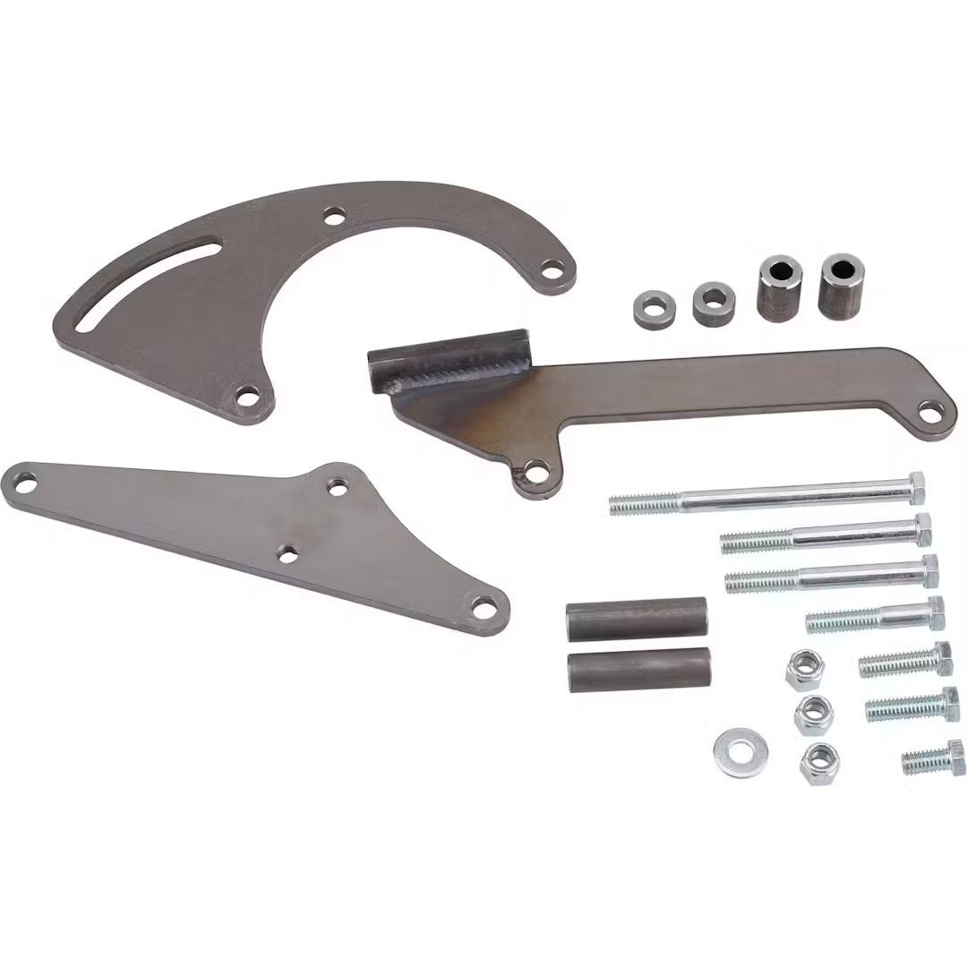 A/C Compressor Bracket – Small Block Chevy, Short Water Pump, Passenger Side, Wide Mount