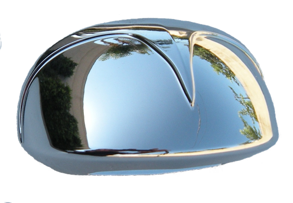 Art Deco License Plate Light – Chrome