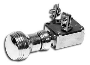 Art Deco Horn Push Switch – Polished